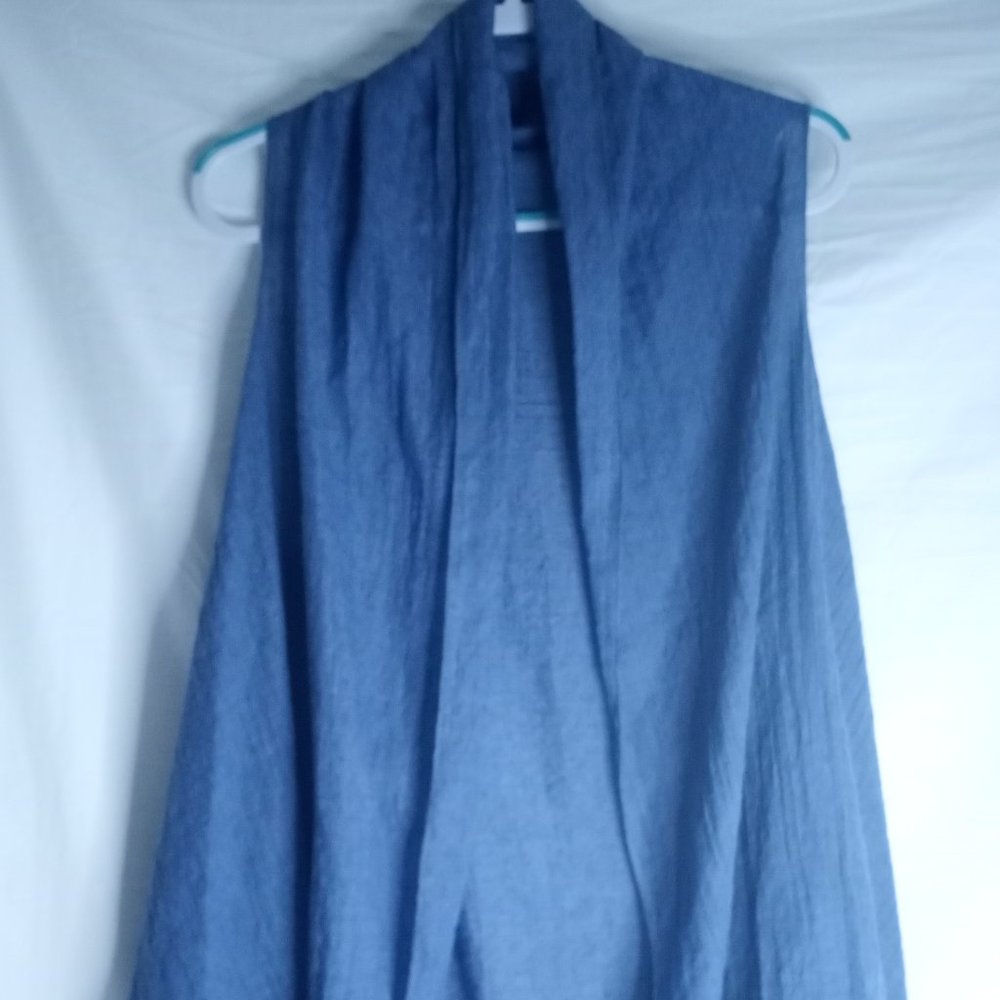 Womens L Blue Sky Tunic Vest